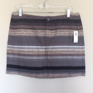 NWT Old Navy striped mini skirt